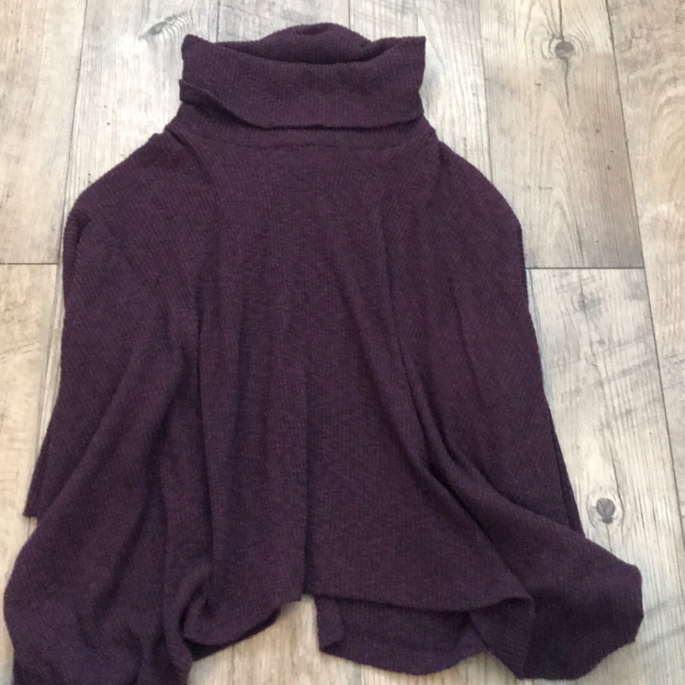 Free people turtleneck cardigan